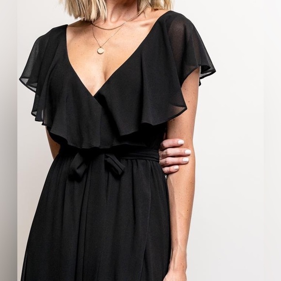 (Black) unused ‘Katy’s ruffle maxi dress’ Baltic Born - Picture 4 of 12